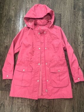Talbots Hot Pink Lightweight raincoat